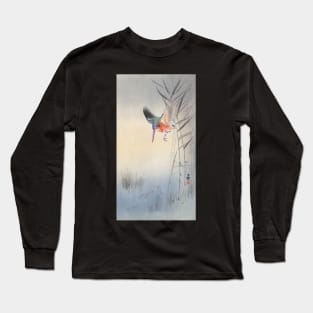 Kingfisher by Ohara Koson Long Sleeve T-Shirt